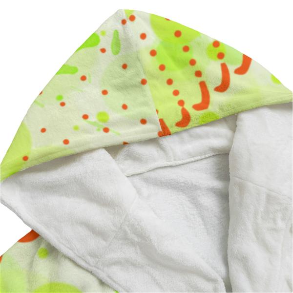 Bunter Bademantel Lani  aus Flanell – flauschig & farbenfroh, Größen S–2XL